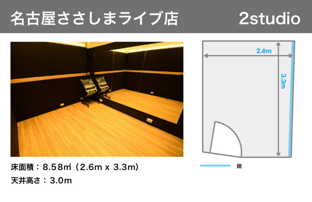 名古屋ささしまライブ店2studio