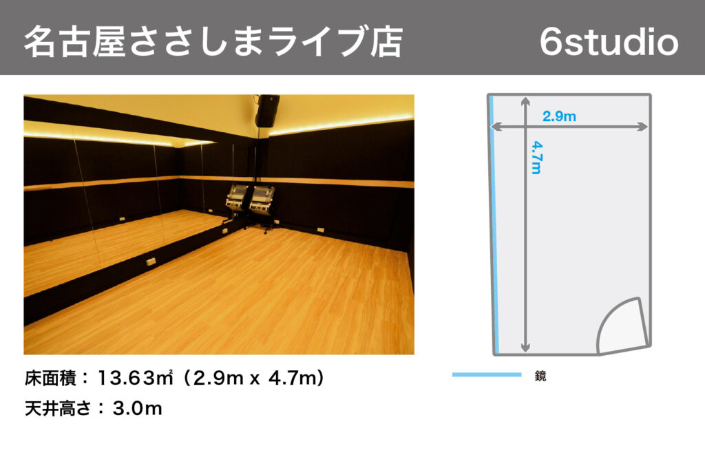名古屋ささしまライブ店6studio